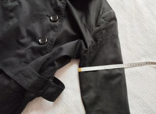 Gabardina mujer negra