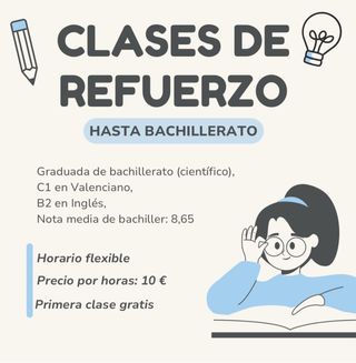 Clases de refuerzo