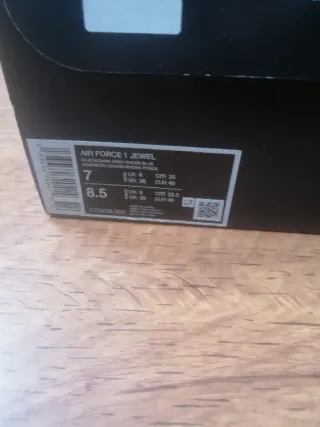 Nike Air Force 1 Jewel Preto/Azul