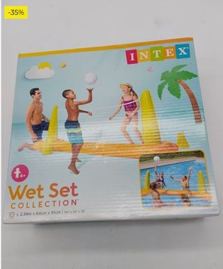 Juego Vóley Hinchable Intex Flotante