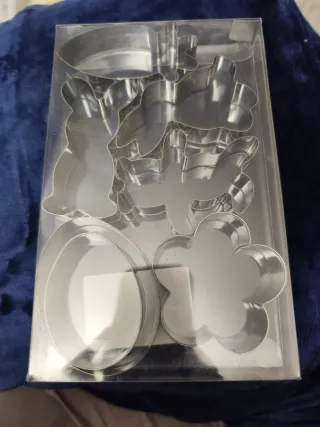 Juego Cortadores Galletas Pascua Metal