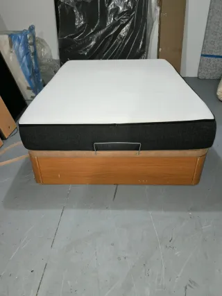 Base cama abatible con colchón