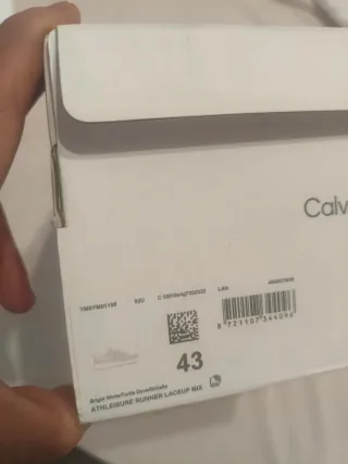 Calvin Klein Zapatillas Beige y Blancas