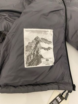 Abrigo acolchado NUEVO Pull&Bear gris talla S