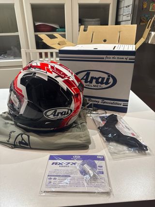 Casco Arai RX-7X  Jonathan Rea SBK rider
