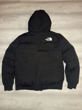 The North Face Black Hooded Puffer Jacket – Size S