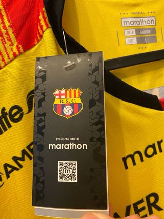 Camiseta Barcelona SC Ecuador Oficial Talla L