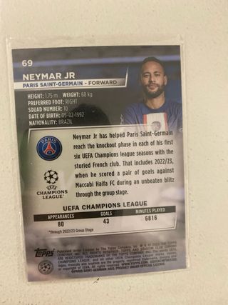 Lote 5 Cartas Topps Champions League