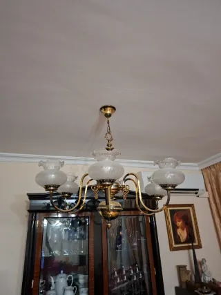 2 Lámparas de salón antigua