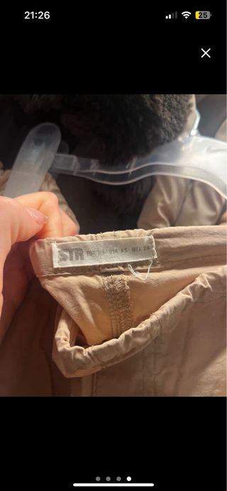 Pantalón Cargo Beige Stradivarius Talla XS/S