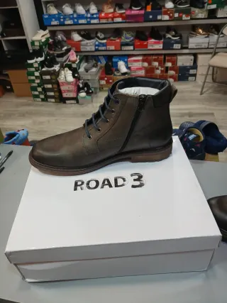 Botas hombre estilo vintage talla 45 piel