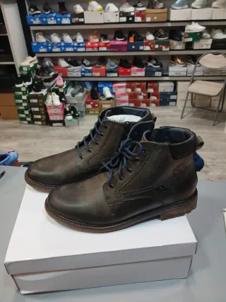 Botas hombre estilo vintage talla 45 piel