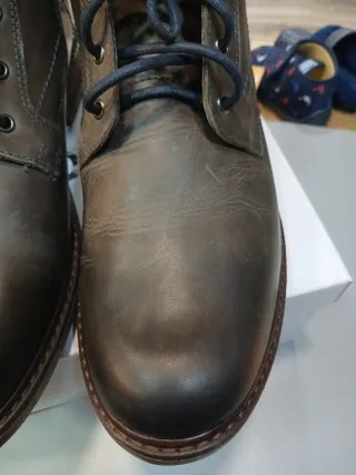 Botas hombre estilo vintage talla 45 piel