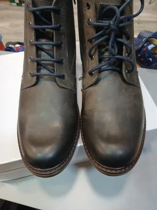 Botas hombre estilo vintage talla 45 piel