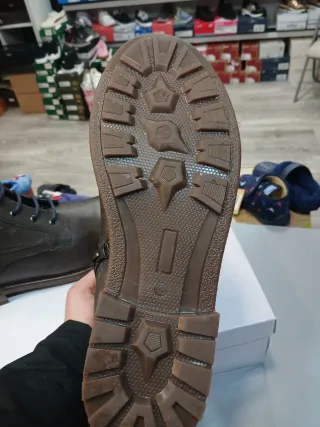 Botas hombre estilo vintage talla 45 piel