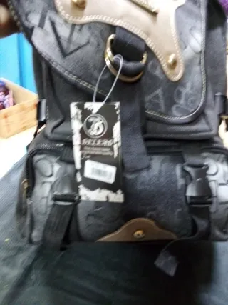 Mochila CHAOREN Negra y Gris