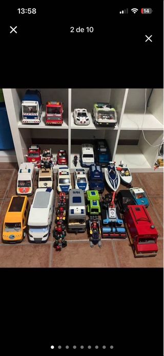 Lote de 3 coches de policía Playmobil