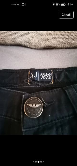 Pantaloni Armani donna neri