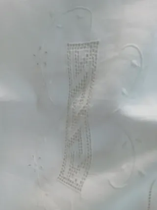 Lenzuola ricamo antico lino mano