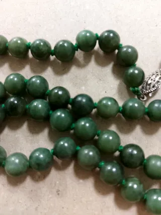 Coppia collane corallo e perle dorate