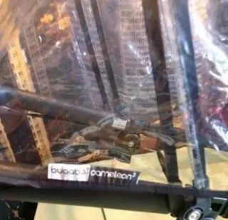 Plástico de lluvia bugaboo camaleón 3