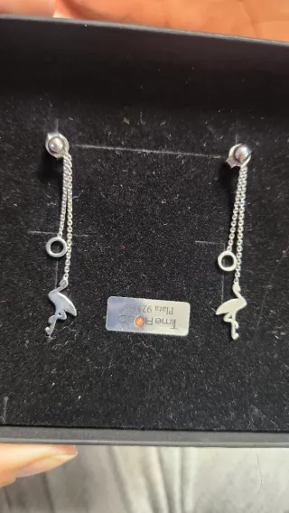 Pendientes Time Road Flamenco Plata