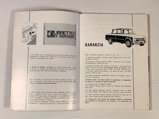 Libretto Uso e Manutenz. Alfa Romeo Giulia 1300 TI