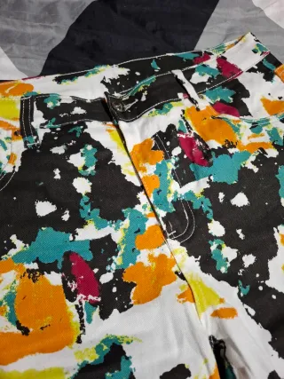 Jeans multicolore uomo