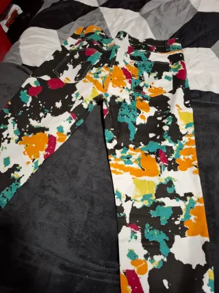 Jeans multicolore uomo