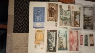 Lote de 18 Billetes Asia: Indonesia, Israel, Yemen