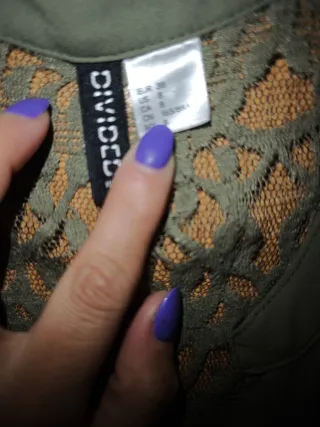 Camisa verde mujer talla M