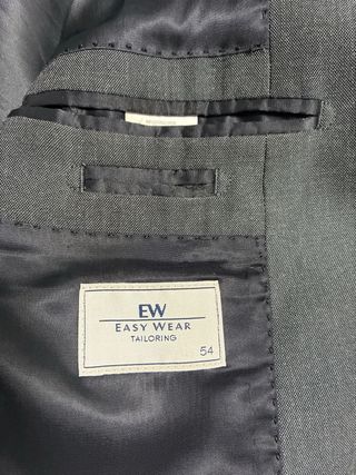 Traje de caballero gris