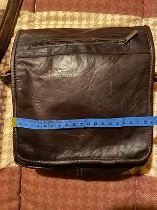 Bolso Bandolera Cuero Estilo Vintage Unisex