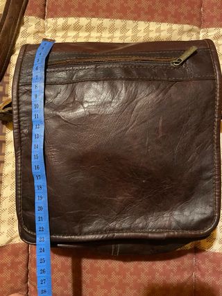 Bolso Bandolera Cuero Estilo Vintage Unisex