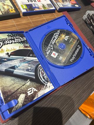 Lote 4 Juegos PS2: GTA SA, FIFA 12, NFS MW, UG