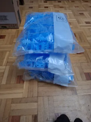 Sistema Nivelación Azulejos 0.5mm - 3 Bolsas 250un