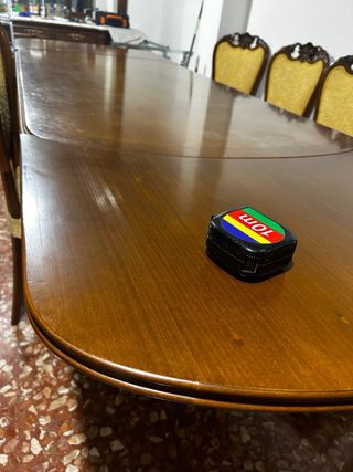 Mesa extensible madera y 6 sillas