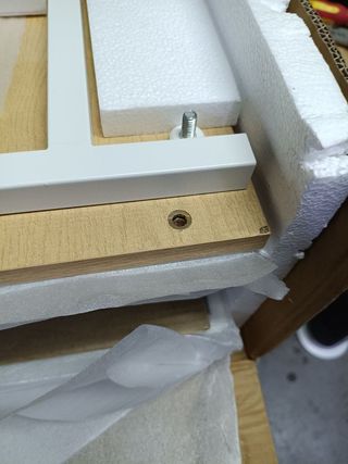 SONGMICS Armario de Almacenamiento, Aparador de Metal, Doble Puerta Magnética, Estante Ajustable, Marco de Acero, 40 x 80 x 76 cm, Beige Natural y Blanco LSC102W57