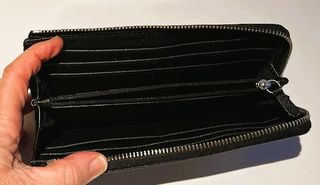 Billetera piel COACH mujer