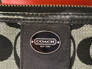Billetera piel COACH mujer