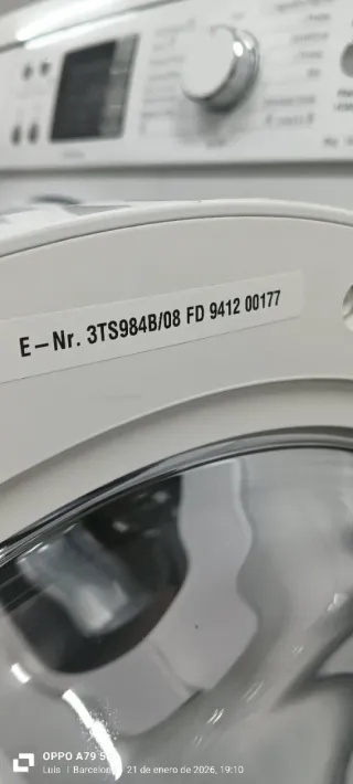 EXACTA SILENCIO  LAVADORA CARGA FRONTAL BALAY 8 KG