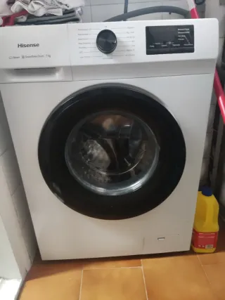 Lavadora Hisense 7kg Blanca