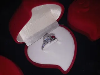 Anillo Pandora 2 Corazones San Valentín