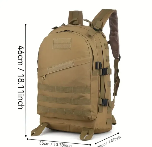 Mochila Táctica Multiusos Negra