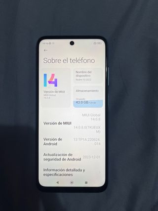 Telefono Xiaomi Redmi 10 2022 128GB