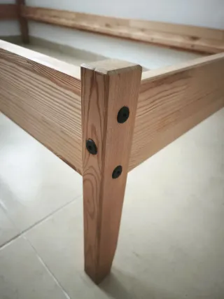 Cama pino 90x200 FJELLSE