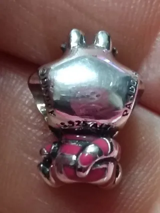 Charm Pandora Stregatto Disney Argento