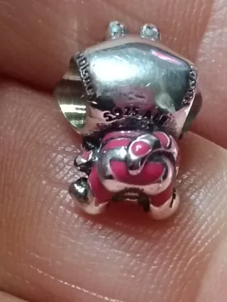 Charm Pandora Stregatto Disney Argento