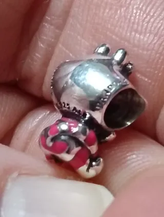 Charm Pandora Stregatto Disney Argento