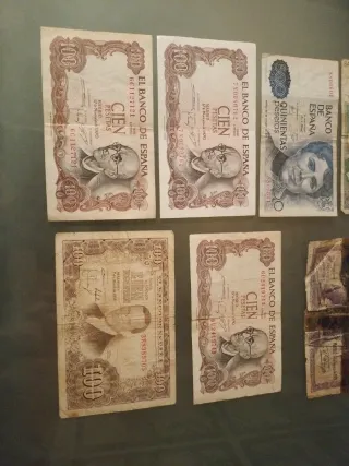 Billetes españoles antiguos